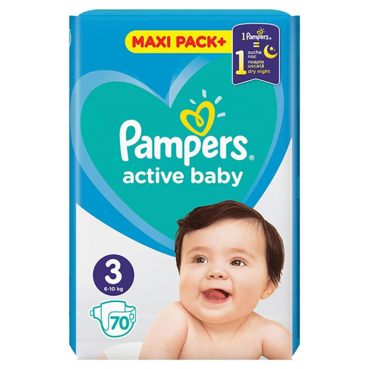 Pampers Active Baby broj 3 70 komada